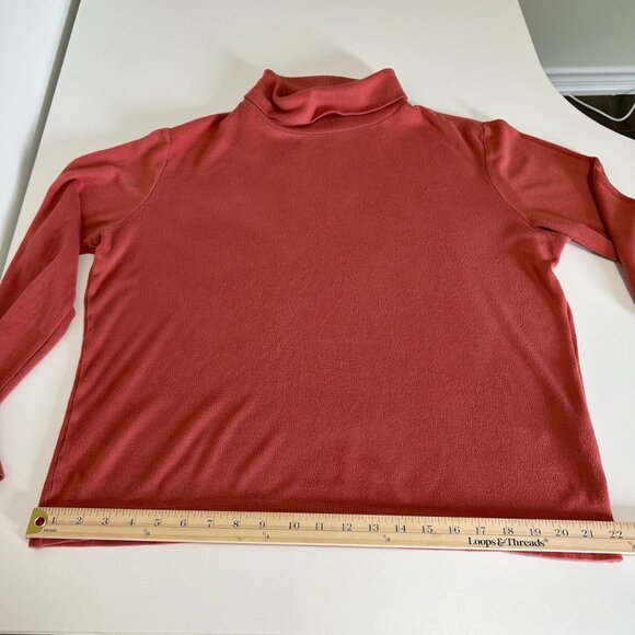 Uniqlo HEATTECH Fleece Turtle Neck Long Sleeve T-Shirt Size Large, EUC - Picture 9 of 13